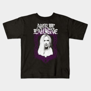 Avril Lavigne Metal Style Kids T-Shirt